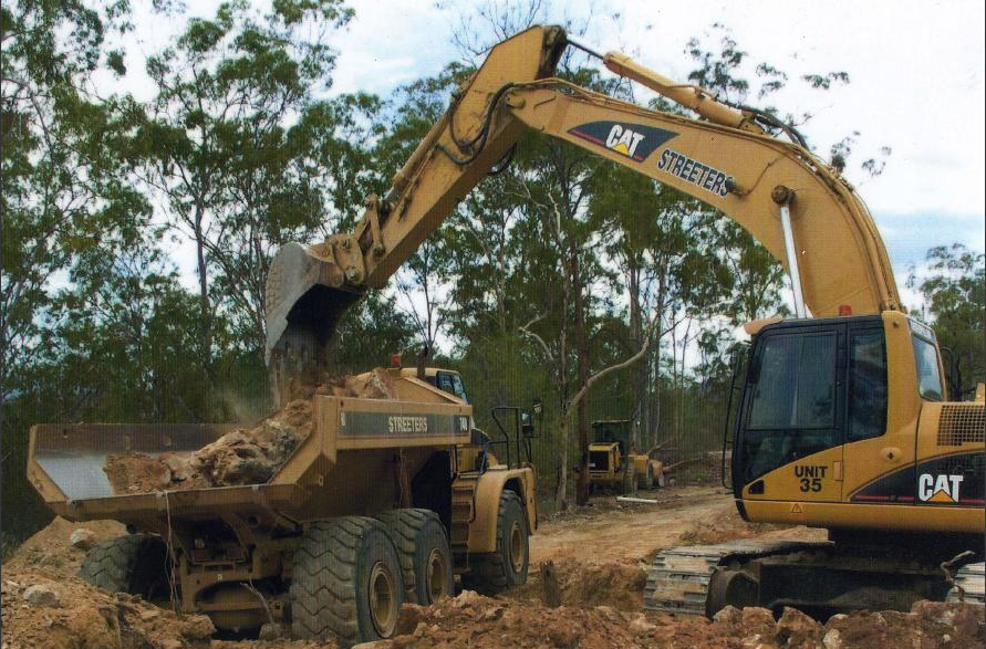 Prior mining operations