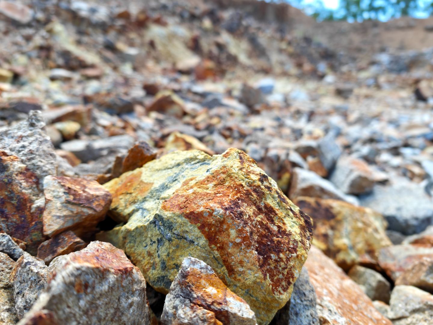 Mineralised ore sample